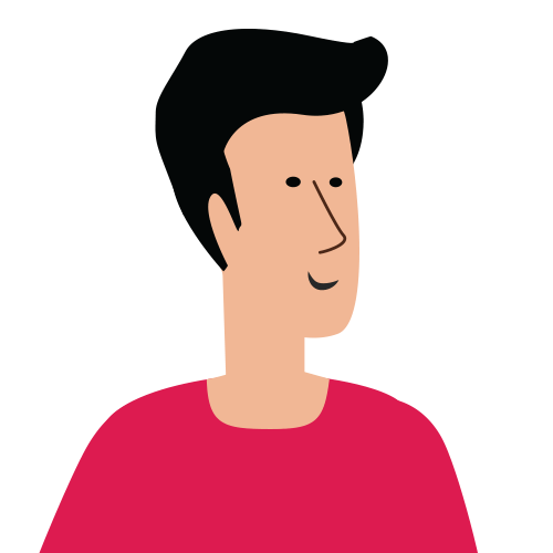 Illustration of male pre-service educator.