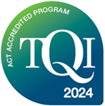TQI 2024 ACT accredited program logo